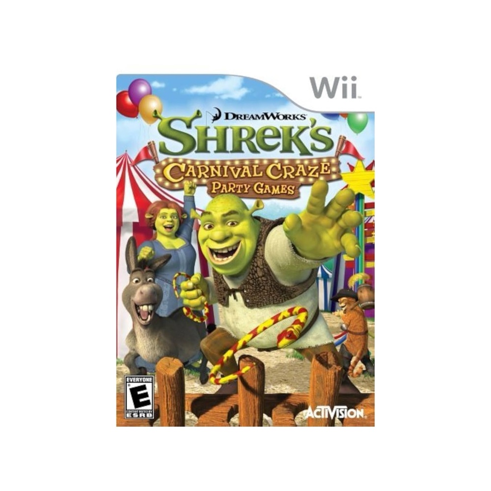Shrek Carnival Craze Wii Game NWT